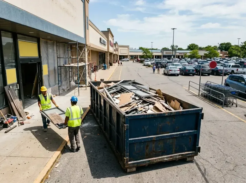 retail-store-renovation-debris-003 — frequently asked questions, Roll-off Dumpster Rentals in Lynwood, IL